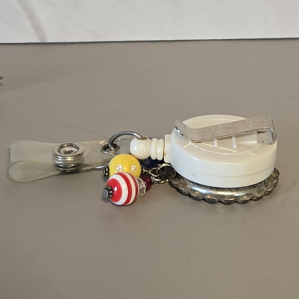 I Love Someone With Autism Bottle Cap  Badge‎ Reel, ID Holder, - Picture 6 of 6